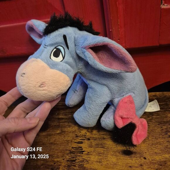 2001 Eeyore Fisher Price Mattel Winnie Pooh Stuffed Plush Animal Collectible EUC - Picture 2 of 5
